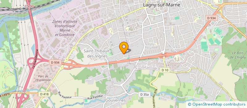 localisation de l'entreprise MADAME MALGORZATA KAWA  SAINT-THIBAULT-DES-VIGNES