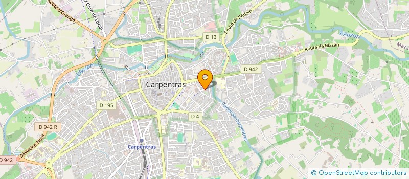 localisation de l'entreprise MADAME MALGORZATA KOWALCZYK à CARPENTRAS