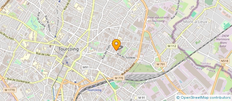 localisation de l'entreprise MADAME MALGORZATA KRACZKOWSKA à TOURCOING