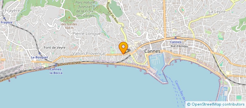 localisation de l'entreprise MADAME MALGORZATA KUDELSKA  CANNES