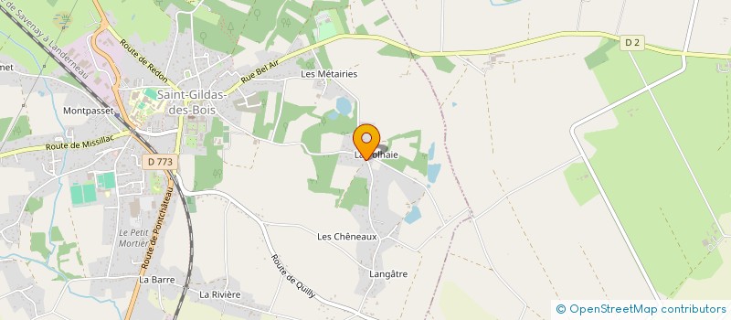 localisation de l'entreprise MADAME MALGORZATA KUSZ  SAINT-GILDAS-DES-BOIS