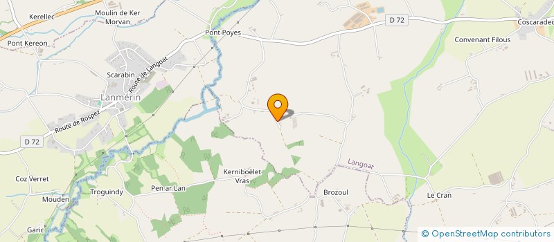 localisation de l'entreprise MADAME MALGORZATA PUSTELNA  LANGOAT