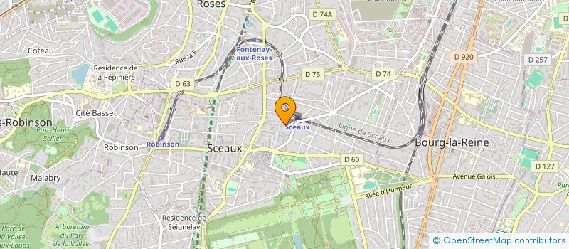 localisation de l'entreprise MADAME MALGORZATA RANCON à SCEAUX