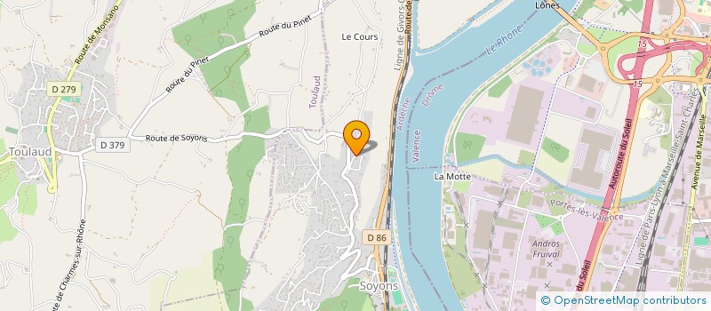 localisation de l'entreprise MADAME MALGORZATA TOMALAK  SOYONS