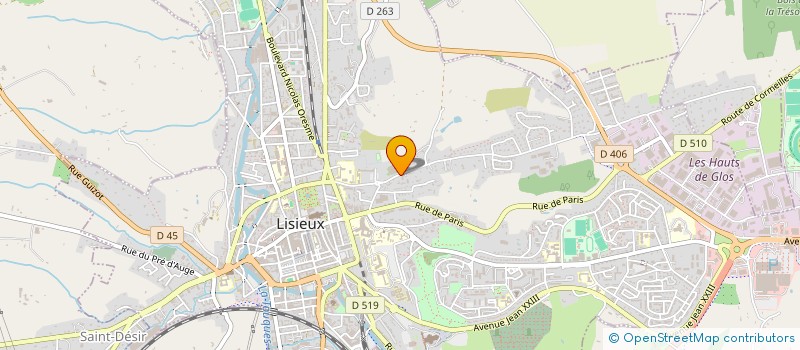 localisation de l'entreprise MADAME MALGORZATA WOJCIK  LISIEUX