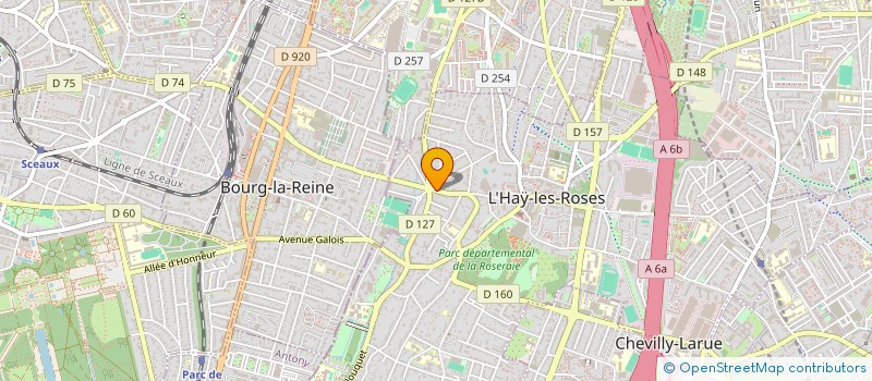 localisation de l'entreprise MADAME MALGOZATA BOGUSIEWICZ  L'HAY-LES-ROSES