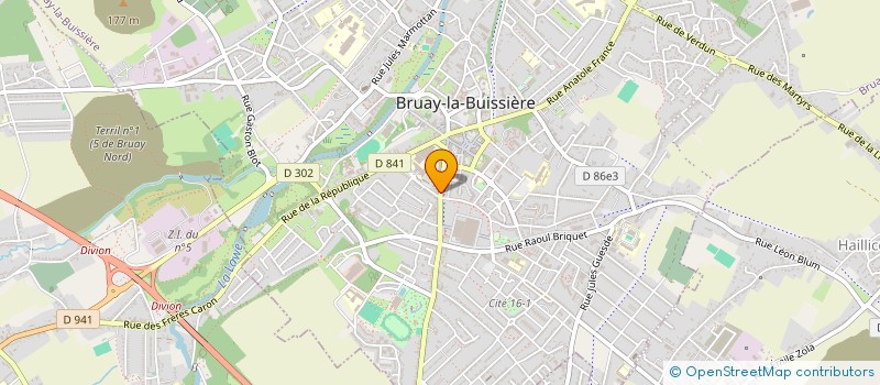 localisation de l'entreprise MADAME MALHA SANAT  BRUAY-LA-BUISSIERE