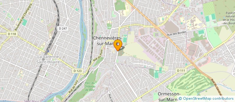 localisation de l'entreprise MADAME MALIA-KARYNA ZEGGAR à CHENNEVIERES-SUR-MARNE