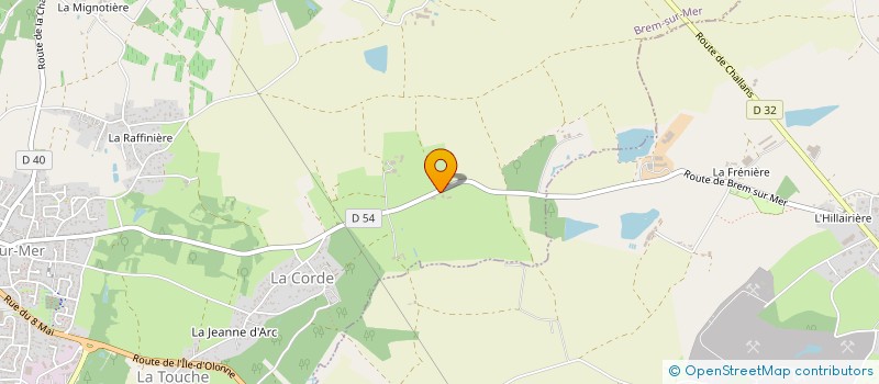 localisation de l'entreprise MADAME MALIA RICHARD à BREM-SUR-MER