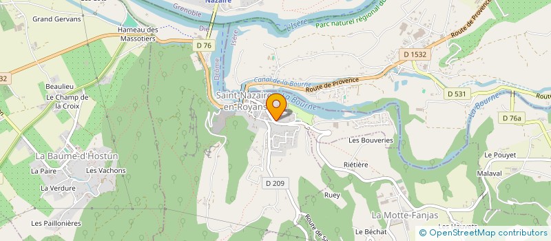 localisation de l'entreprise MADAME MALIA-SOANE MAUGA  SAINT-NAZAIRE-EN-ROYANS