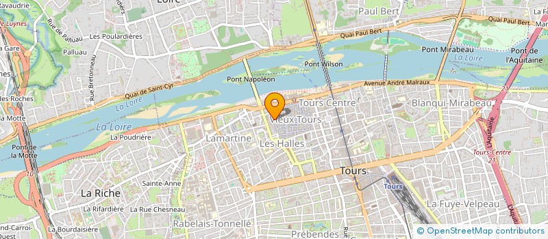 localisation de l'entreprise MADAME MALICA LESTANG à TOURS