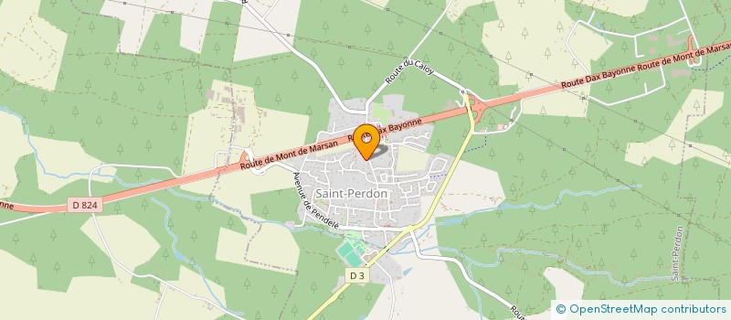 localisation de l'entreprise MADAME MALICIA BOISSIERE  SAINT-PERDON