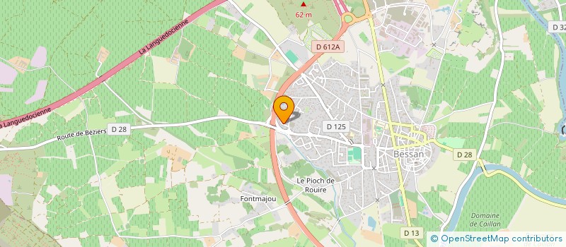 localisation de l'entreprise MADAME MALICIA PRIOURET  BESSAN