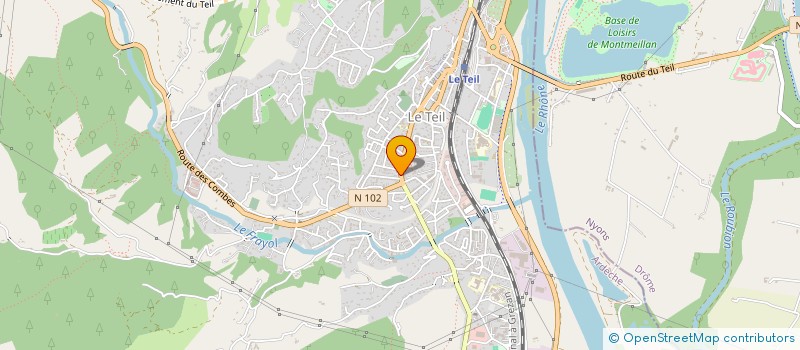 localisation de l'entreprise MADAME MALIE LOMBARD  LE TEIL