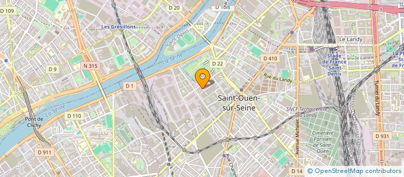 localisation de l'entreprise MADAME MALIHA AHMAD à SAINT-OUEN-SUR-SEINE