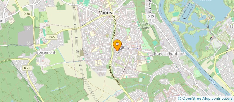 localisation de l'entreprise MADAME MALIKA ABAJOU  VAUREAL