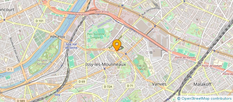 localisation de l'entreprise MADAME MALIKA ABDELHADI à ISSY-LES-MOULINEAUX