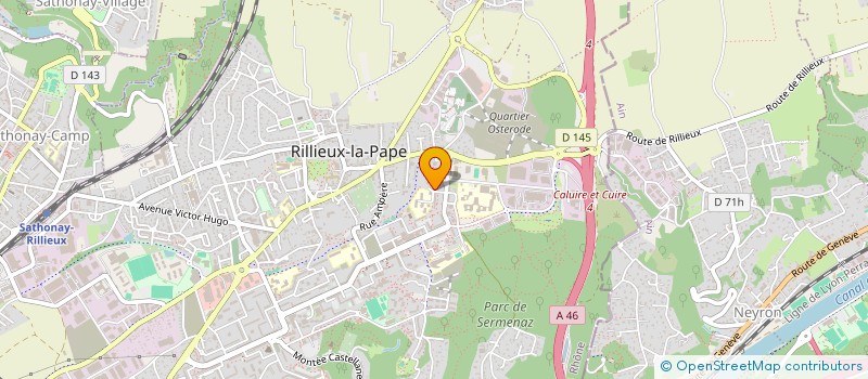 localisation de l'entreprise MADAME MALIKA ABDESSATAR  RILLIEUX-LA-PAPE