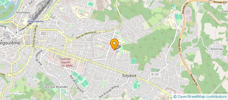 localisation de l'entreprise MADAME MALIKA ABDOULHAMID  SOYAUX