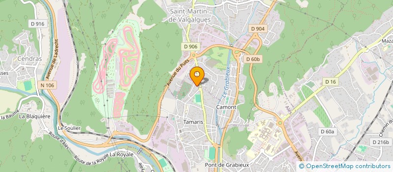 localisation de l'entreprise MADAME MALIKA ABDOUN  ALES