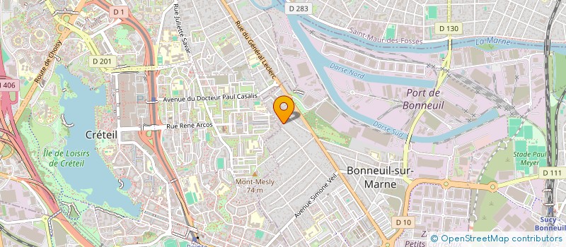 localisation de l'entreprise MADAME MALIKA ABIB  BONNEUIL-SUR-MARNE