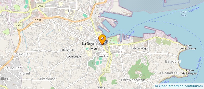 localisation de l'entreprise MADAME MALIKA ACHKAKKAR à LA SEYNE SUR MER