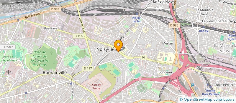 localisation de l'entreprise MADAME MALIKA ACHOUR à NOISY-LE-SEC