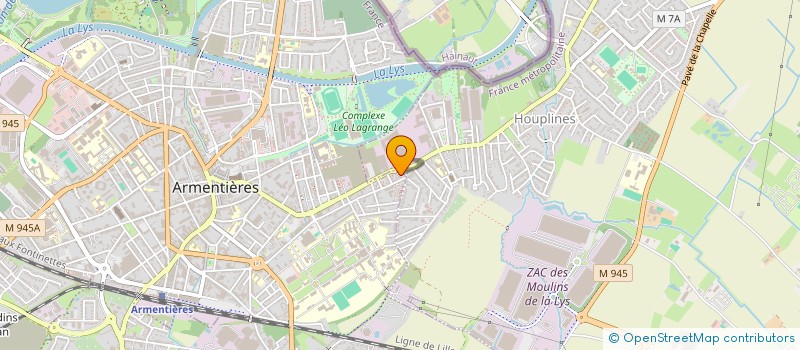 localisation de l'entreprise MADAME MALIKA AFFAOUI  ARMENTIERES