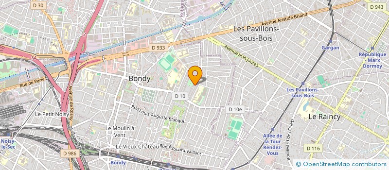 localisation de l'entreprise MADAME MALIKA AGRACH  BONDY