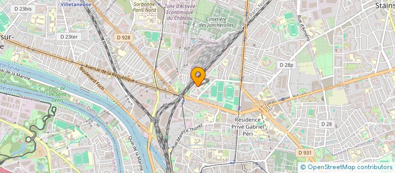 localisation de l'entreprise MADAME MALIKA AITGANA  SAINT-DENIS