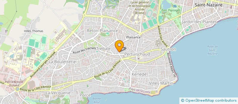 localisation de l'entreprise MADAME MALIKA AKEB à SAINT-NAZAIRE