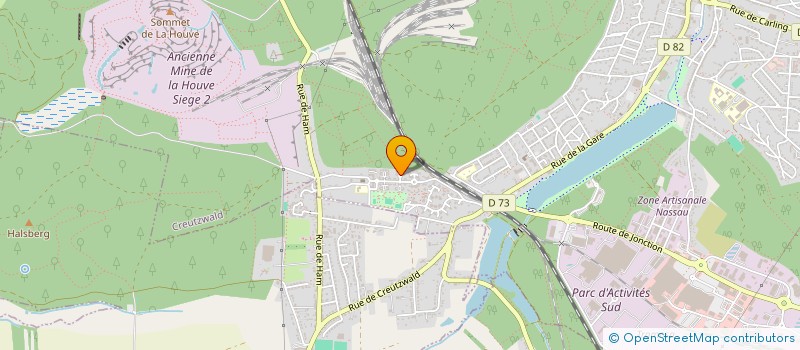 localisation de l'entreprise MADAME MALIKA ALLALI  CREUTZWALD