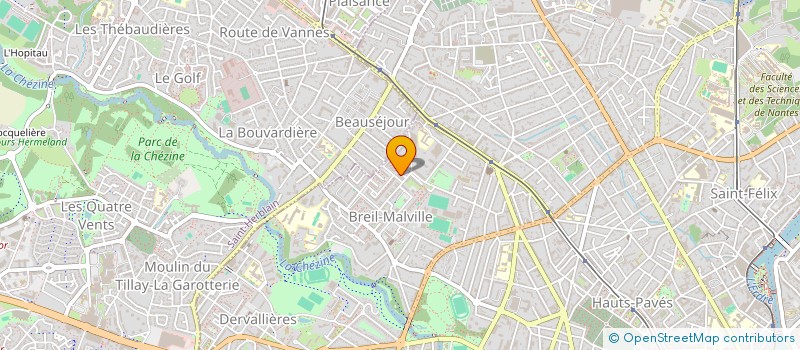 localisation de l'entreprise MADAME MALIKA AMADIL à NANTES