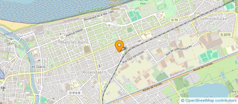 localisation de l'entreprise MADAME MALIKA AMHACH à DUNKERQUE