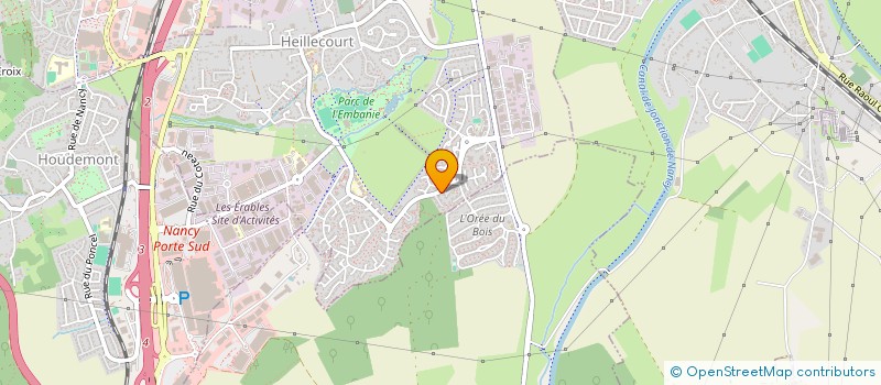 localisation de l'entreprise MADAME MALIKA ANOUZ  HEILLECOURT