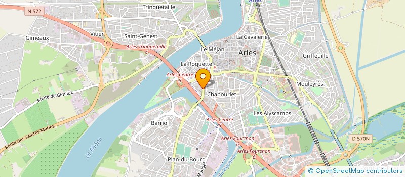 localisation de l'entreprise MADAME MALIKA AOUAN à ARLES