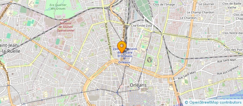 localisation de l'entreprise MADAME MALIKA AZMI  ORLEANS