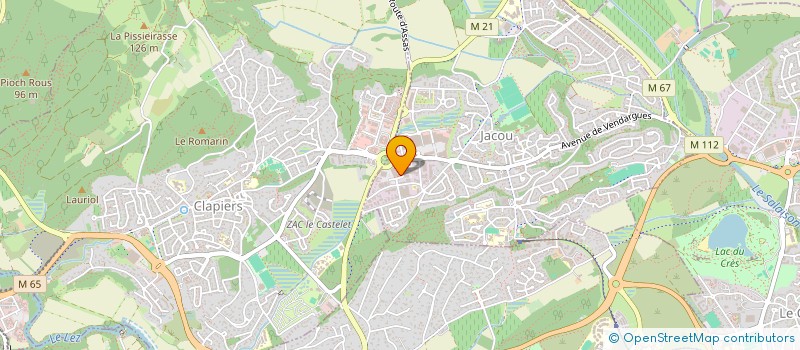 localisation de l'entreprise MADAME MALIKA AZZAM  MONTPELLIER