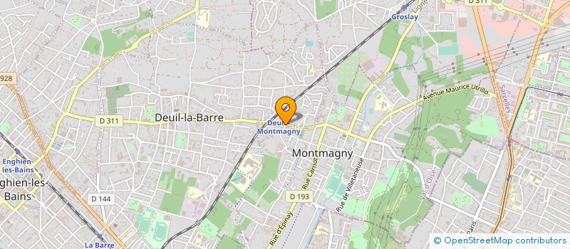 localisation de l'entreprise MADAME MALIKA AZZOUG  DEUIL-LA-BARRE