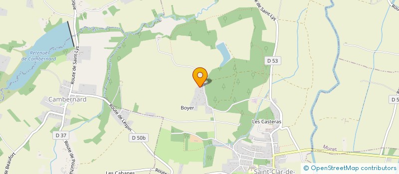 localisation de l'entreprise MADAME MALIKA BADRAOUI  SAINT-CLAR-DE-RIVIERE