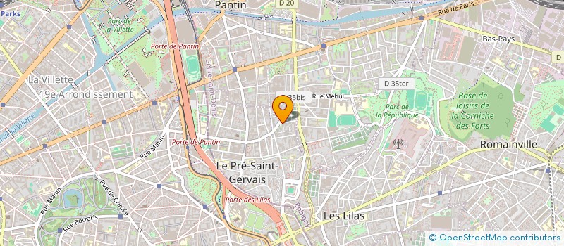 localisation de l'entreprise MADAME MALIKA BAHZAR à LE PRE-SAINT-GERVAIS