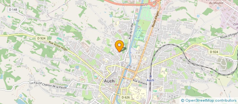 localisation de l'entreprise MADAME MALIKA BAITICHE  AUCH