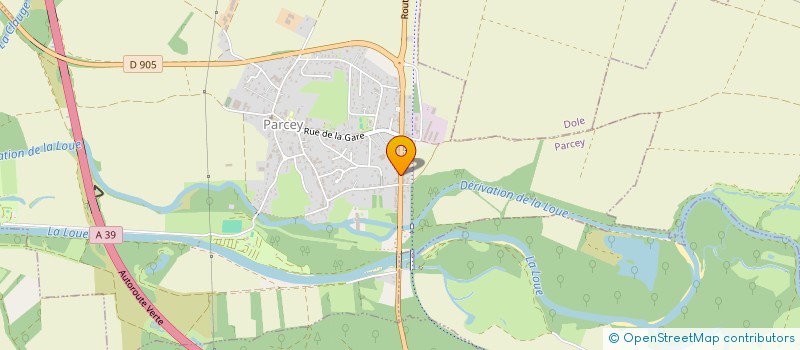 localisation de l'entreprise MADAME MALIKA BARTHELET  PARCEY