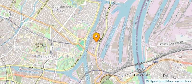 localisation de l'entreprise MADAME MALIKA BATIEVA  STRASBOURG