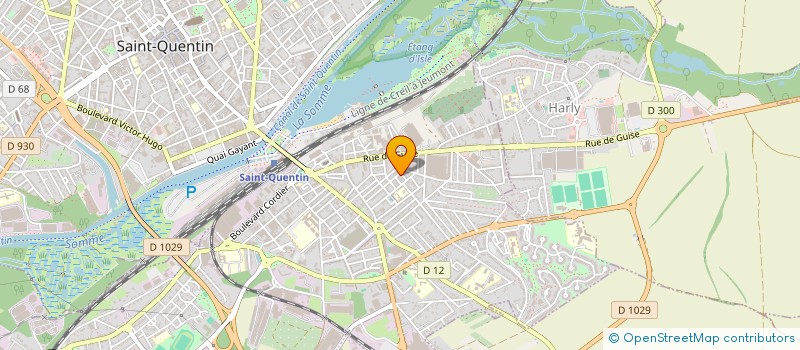 localisation de l'entreprise MADAME MALIKA BELAIR à SAINT-QUENTIN