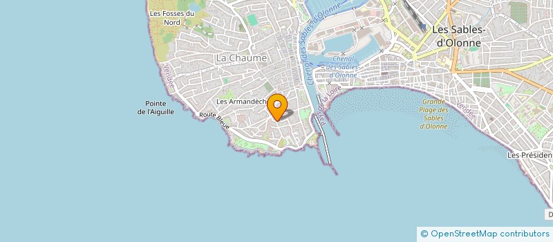 localisation de l'entreprise MADAME MALIKA BELARBI à LES SABLES D'OLONNE