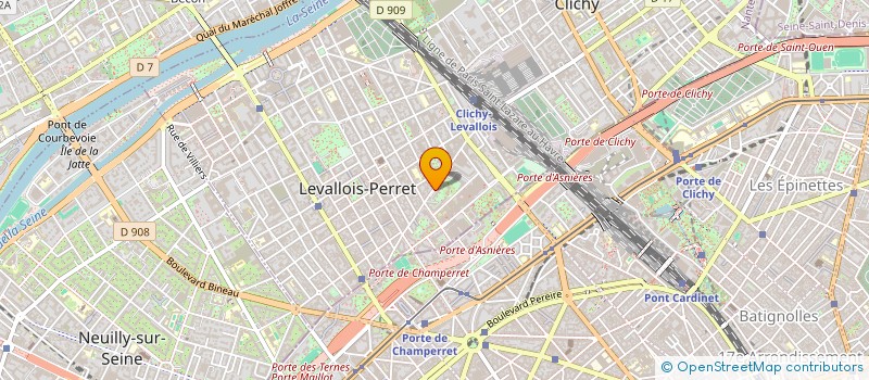 localisation de l'entreprise MADAME MALIKA BELKACEM à LEVALLOIS-PERRET