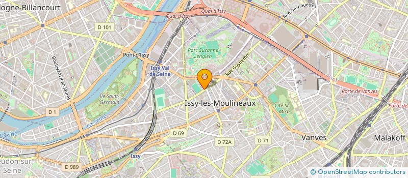 localisation de l'entreprise MADAME MALIKA BELLA à ISSY-LES-MOULINEAUX