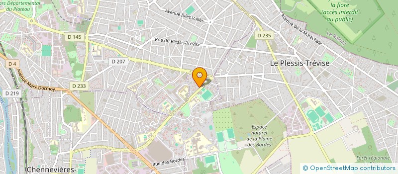 localisation de l'entreprise MADAME MALIKA BELMADANI  CHENNEVIERES-SUR-MARNE