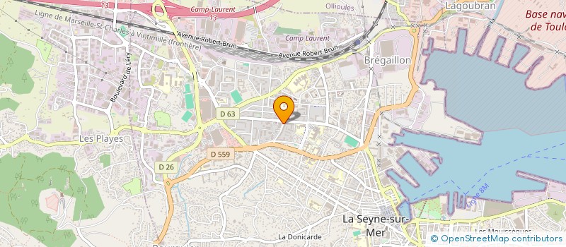 localisation de l'entreprise MADAME MALIKA BENAISSA à LA SEYNE-SUR-MER